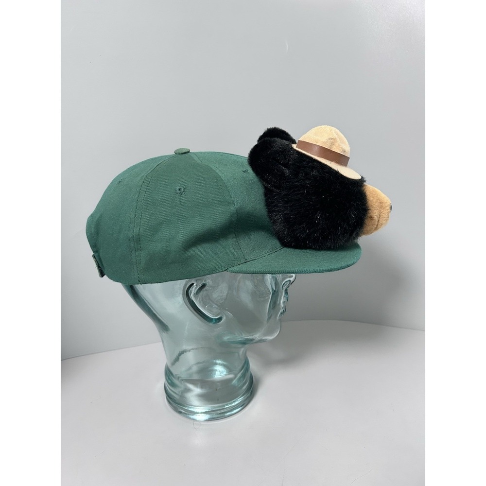 Vintage Plush Black Bear Hat Stuffed Animal House Surrey B.C. Rare Novelty Cap - Picture 4 of 13